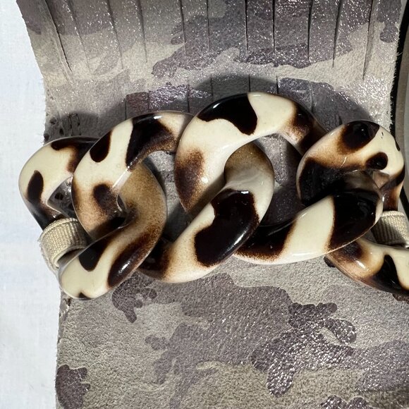 Softwaves Cadie Metallic Leather Slip On  Shoe size 38 1/2 NWOT - Picture 8 of 11